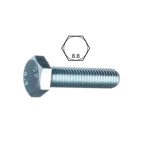 M5-.8 X 8 HHCS 8.8 D.933 F/THRD ZINC