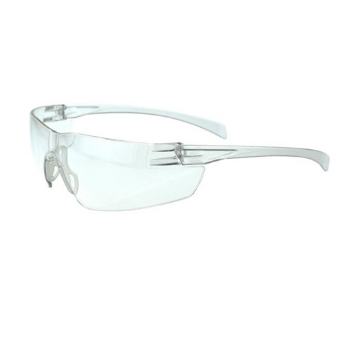 CLEAR SERRATOR LENS SAFETY GLASSES