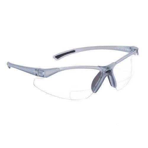 READING SAFETY GLASS 2.0 CLR LENS RUBBER