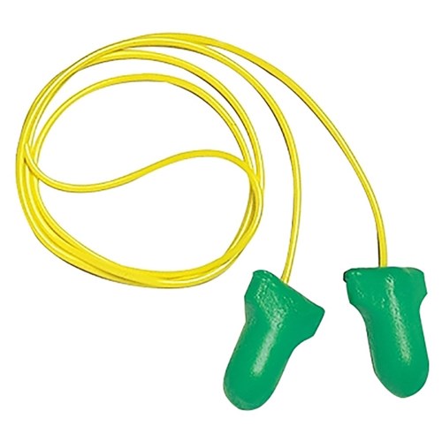 MAXLITE FOAM EARPLUGS GRN CORDED 100/BX