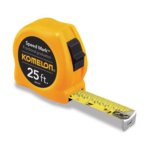 3/4 X 25FT YELLOW INCH TAPE MEASURE