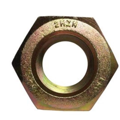 1 3/8-6 2H HEAVY HEX NUT YELLOW ZINC