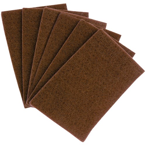 6 X 9 HEAVY DUTY BROWN HAND PADS