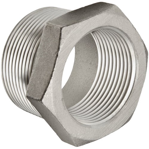 1 X 3/8 PIPE HEX BUSHING 316 SS SCH40