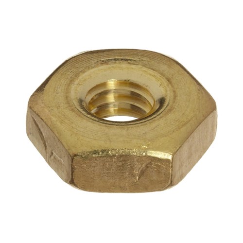 5/16-18 HEAVY HEX JAM NUT BRASS