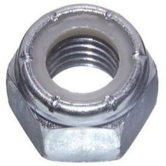 1-8 JAM NYLON-INSERT LOCK NUT ZINC