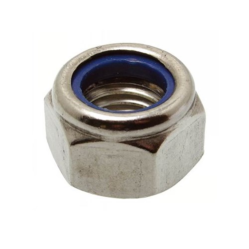 M10-1.5 NYLON INSERT LOCK NUT D985 A2 SS