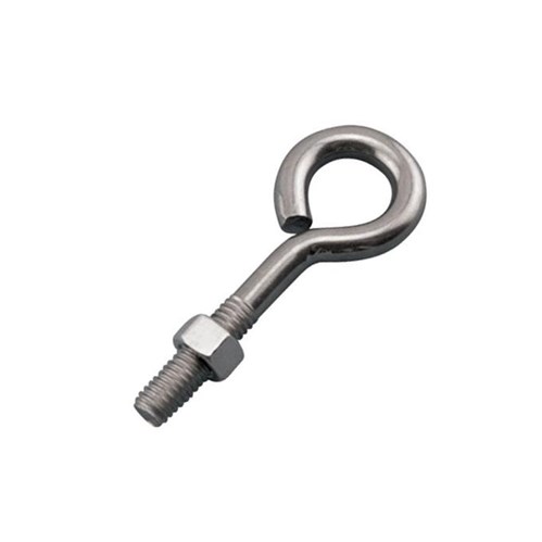 1/4 X 3 OAL WIRE EYE BOLT NO NUT 18-8 SS