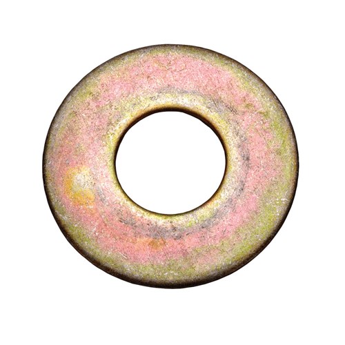 1/2 USS FLAT WASHER GR 8 YELLOW/ZINC