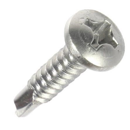 10 X 3/4 PH PAN HD TEK SCREW 410 STAINLE