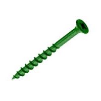 9 X 2 1/2 PH-SQ DR FH GREEN DECK SCREW